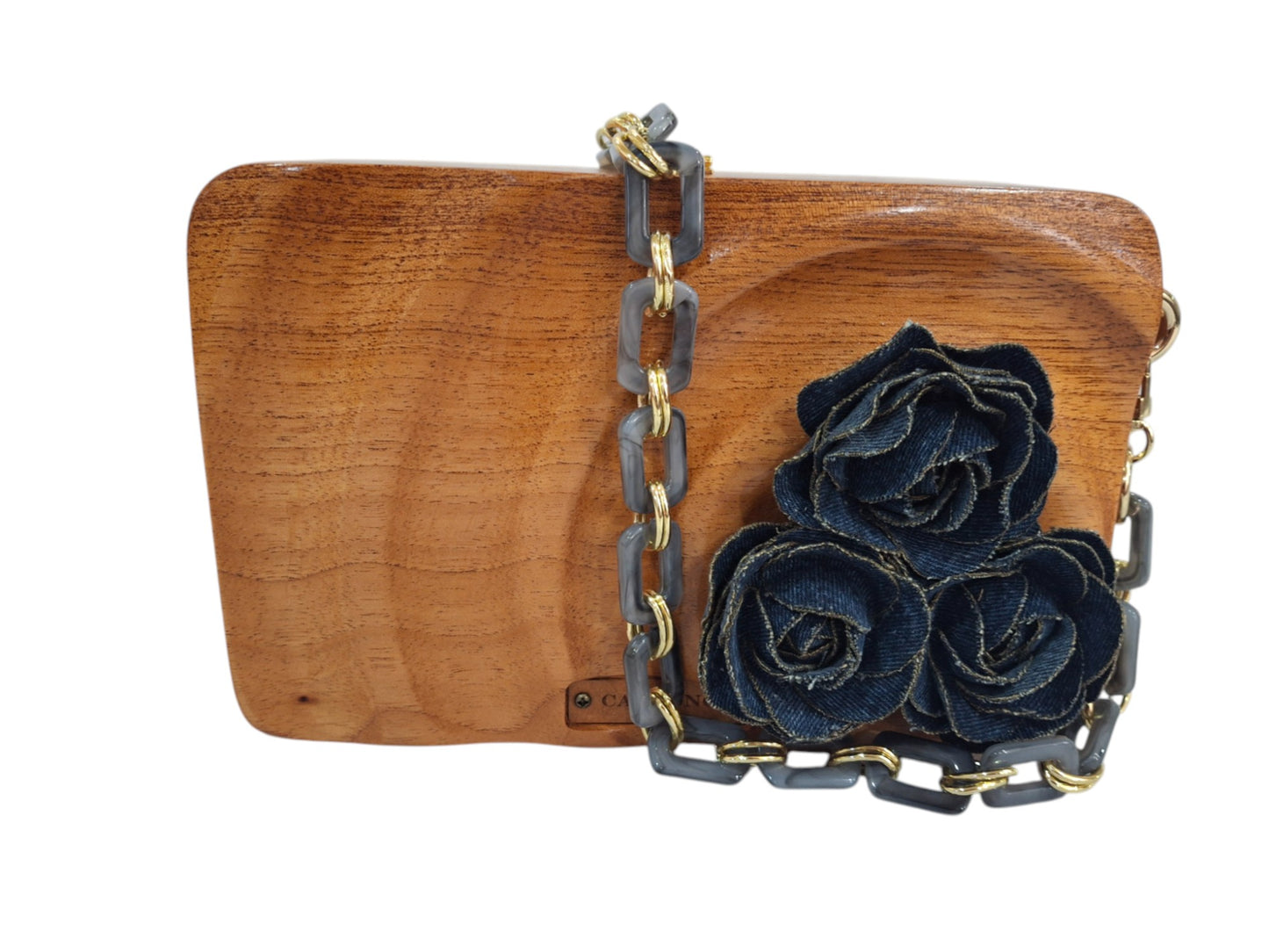 Ripple - Denim Floral Accents